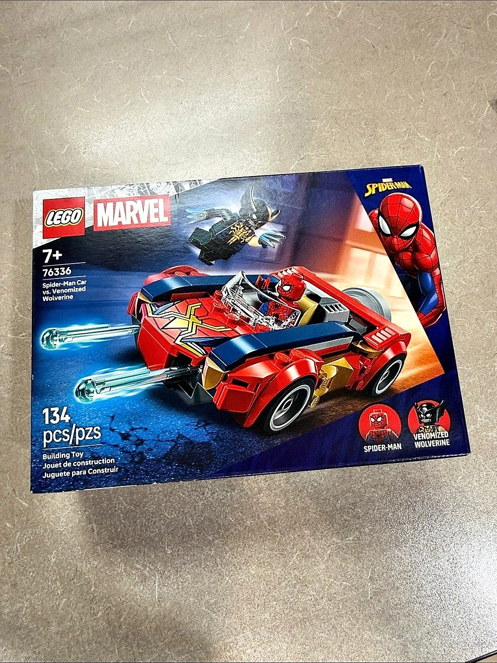 LEGO Spider-Man Car vs. Venomized Wolverine 76336 Building Set